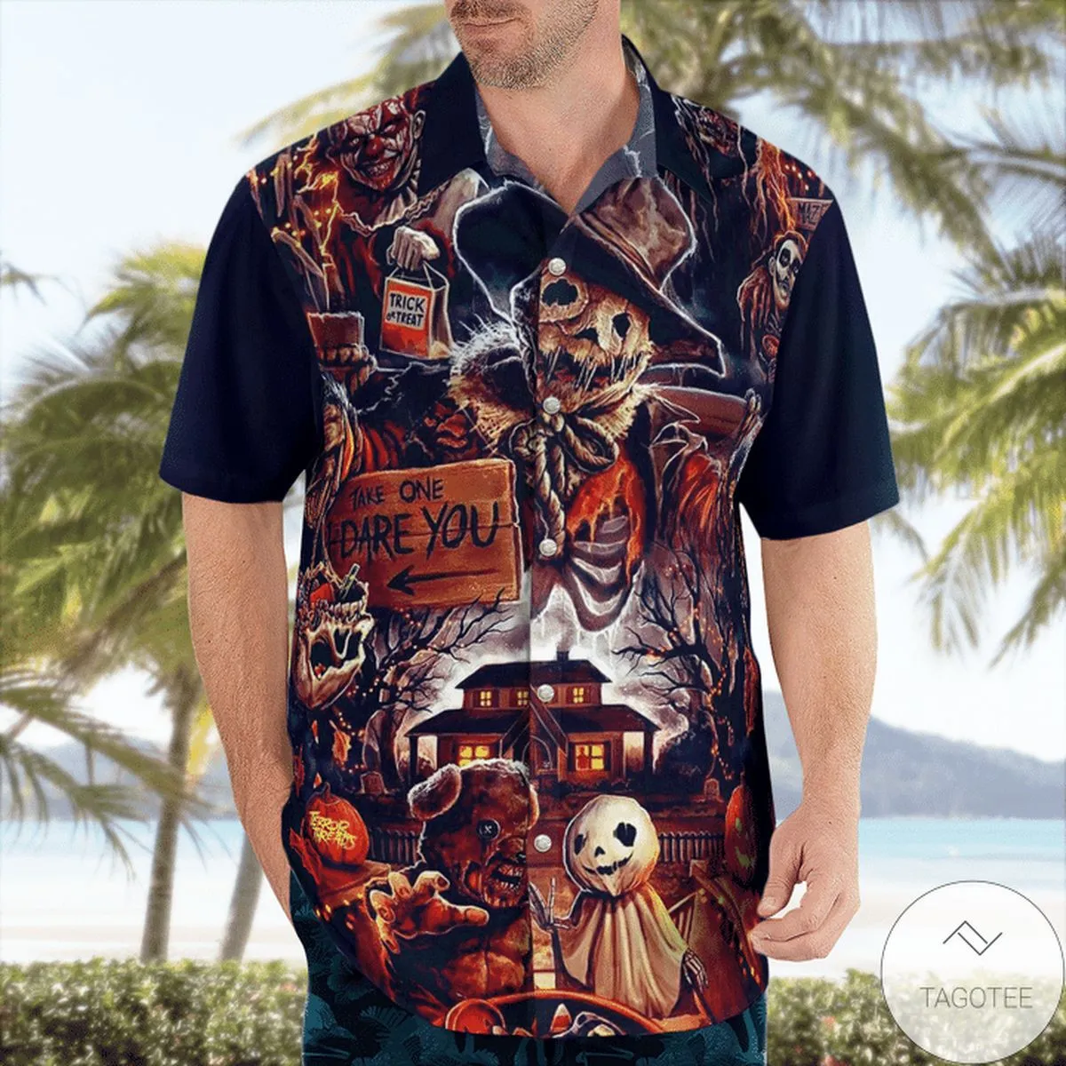 Take One Dare You Halloween Hawaiian Shirt