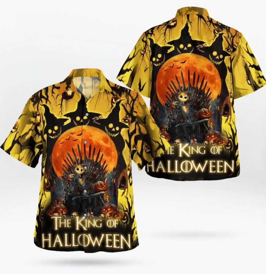 The King Of Halloween Hawaiian Shirt