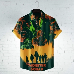 The Monster Squad Horror Halloween Hawaiian Shirt