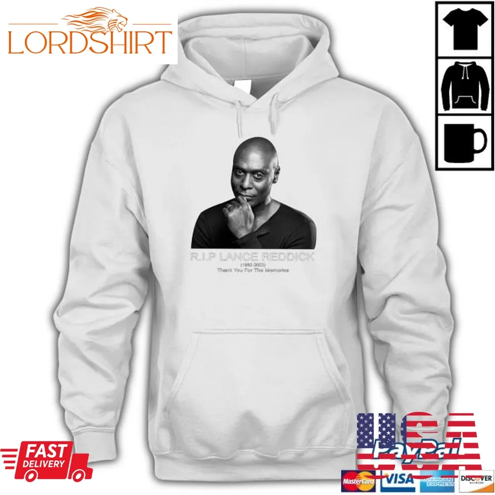 1962 2023 Rip Lance Reddick Thank You For The Memories Shirt, Hoodie, Tank Top, Sweater And Long Sleeve T Shirt