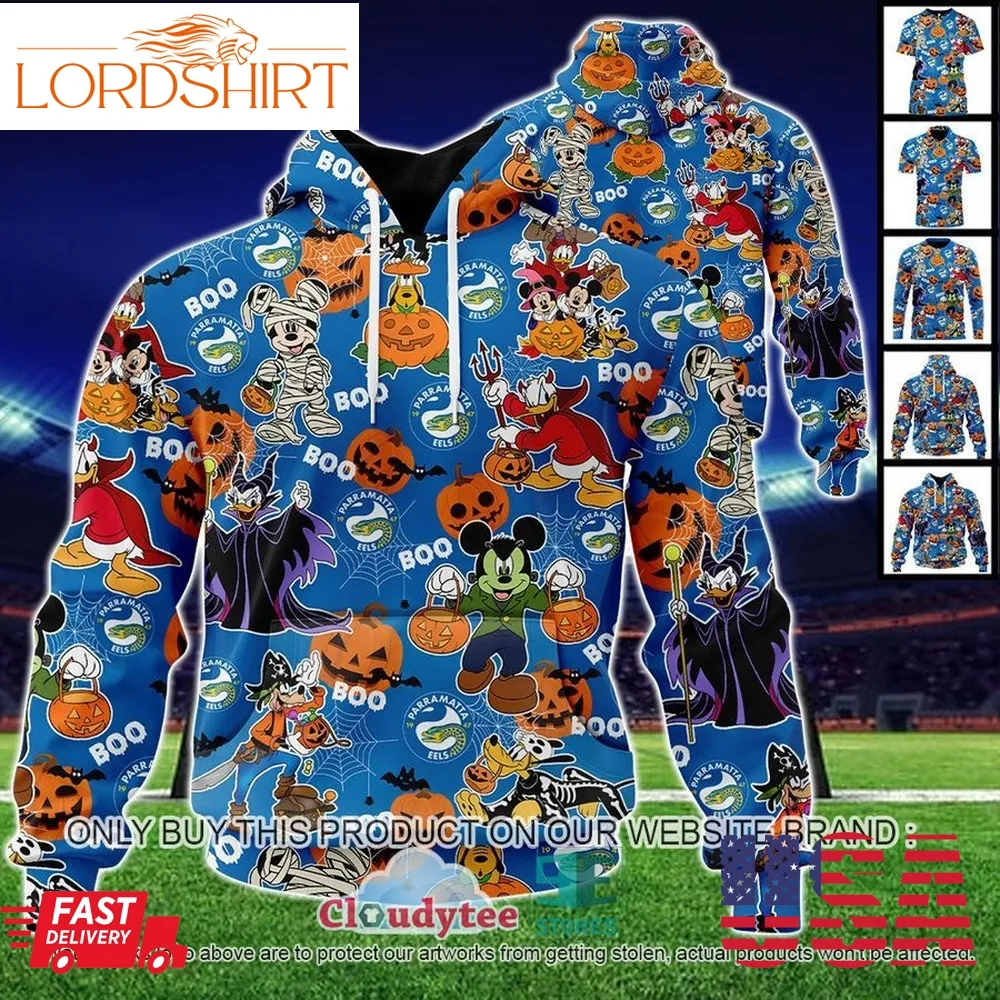 29 09Parramatta Eels Mickey Friends Halloween Shirt, Hoodie