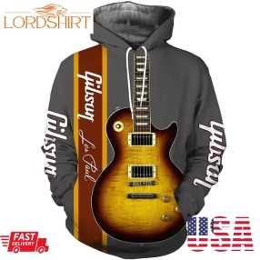 3D All Over Printed Electric Guitar Art Aop Unisex Hoodie