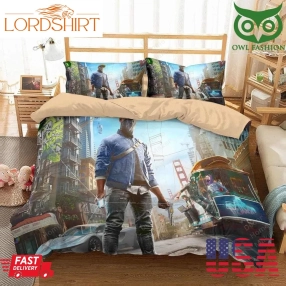 3D Customize Watch Dogs 2 Bedding Set