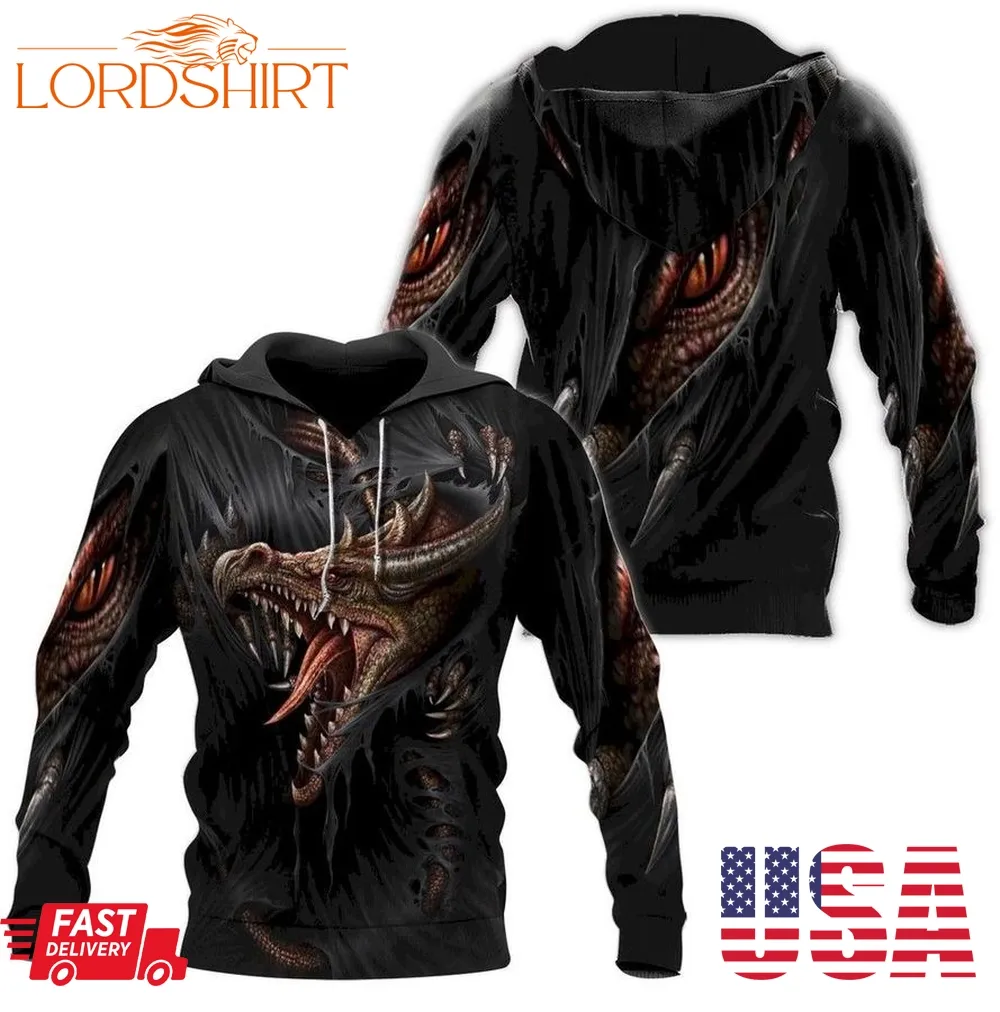 3D Tattoo And Dungeon Dragon Hoodie Lk168 Custom