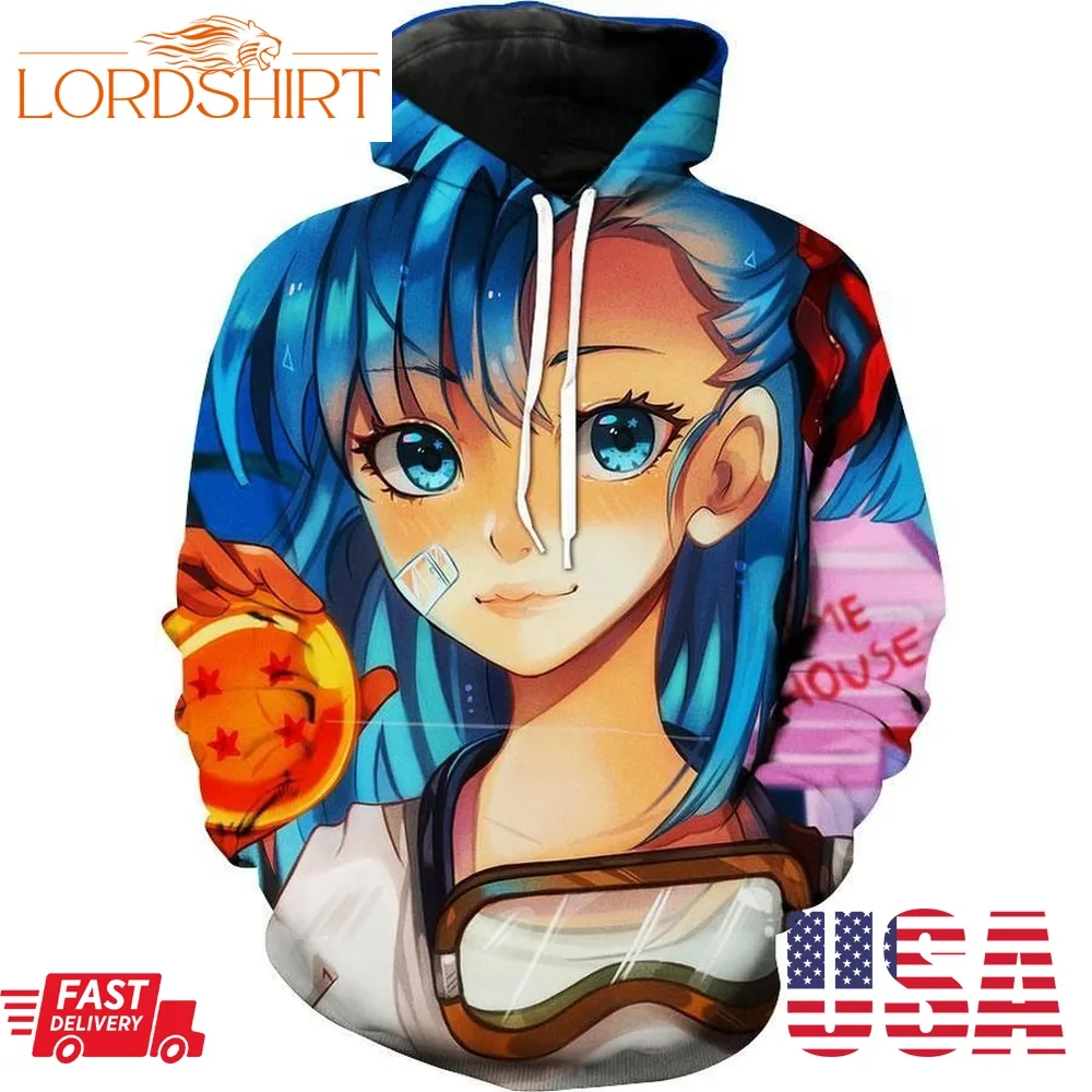 4 Star Ball Bulma Dragon Ball Sexy Hoodie 3D