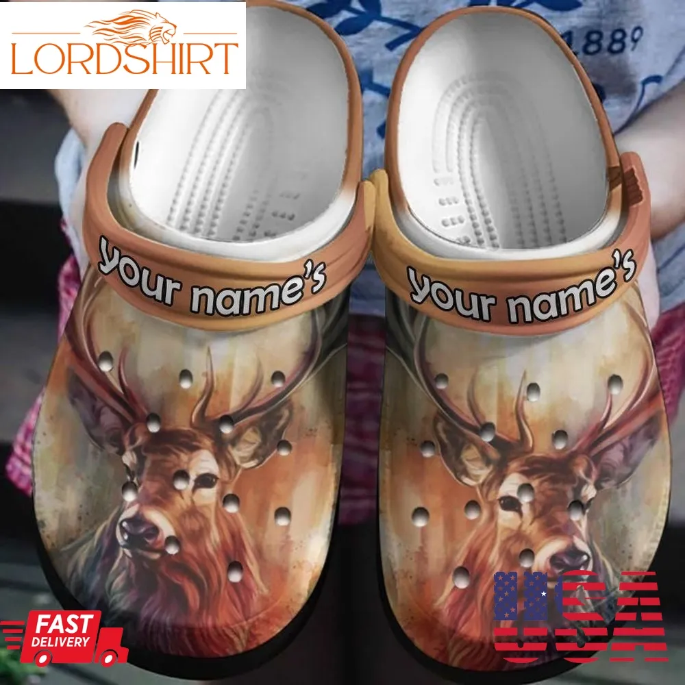 A Deer In The Headlights Outdoor Crocs Shoes Clogs Birthday Gifts For Men Women