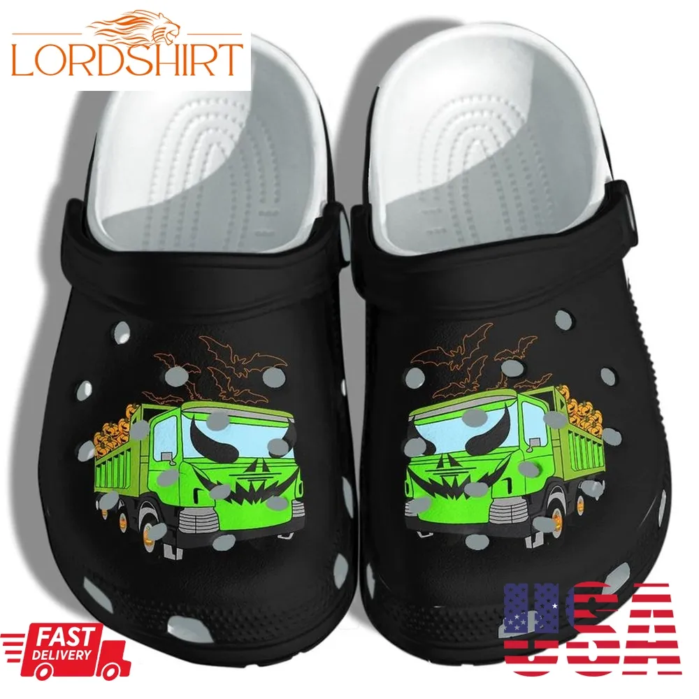 A Truck Of Pumpkins Halloween Shoes Crocs Crocband Clog Gift For Men Women