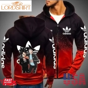 Adidas Son Goku And Vegeta Dragon Ball Z 3D Hoodie Sweatshirt