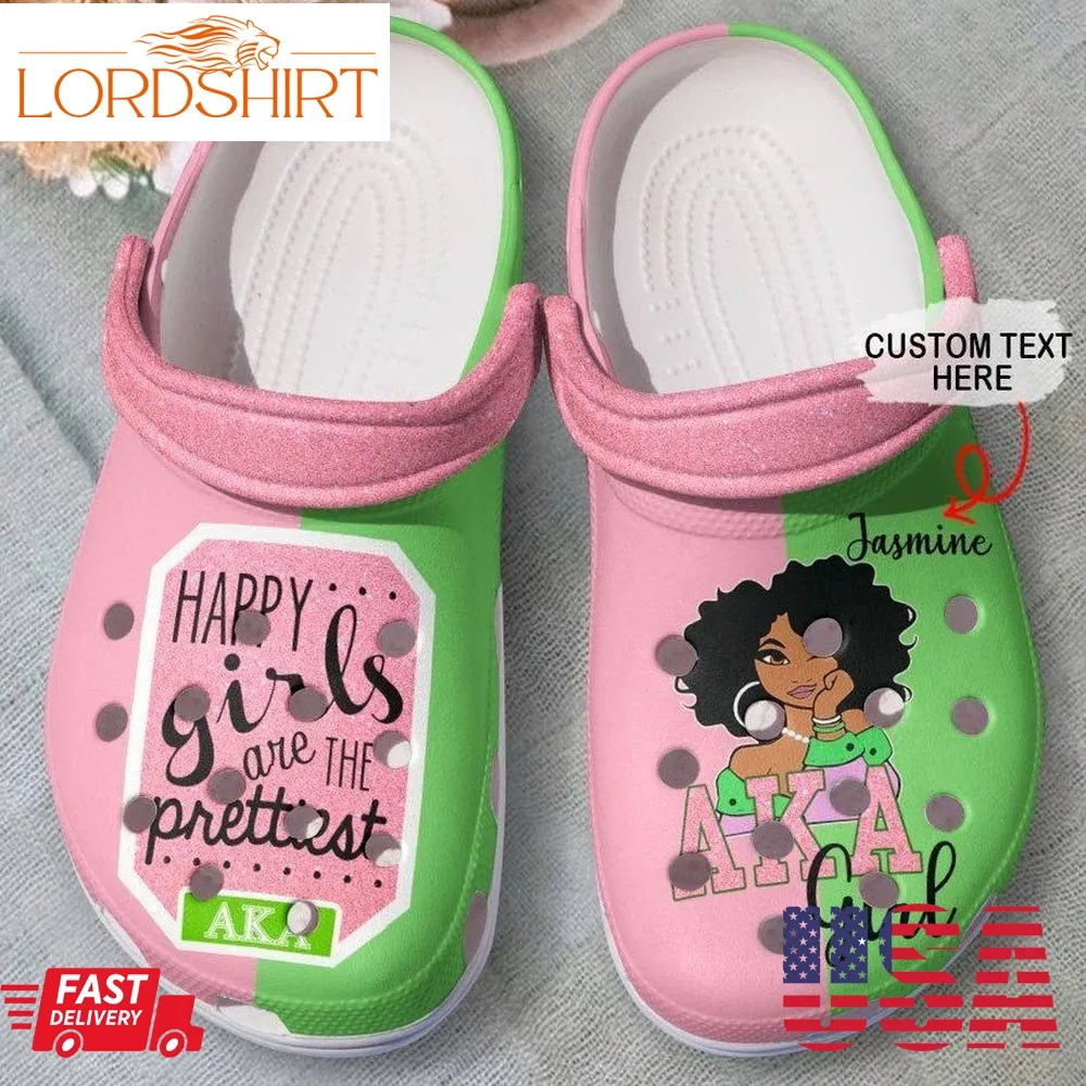 Aka Girl Personalized Clogs Crocs Shoes Birthday Gifts For Female Girls   Aka Girl138