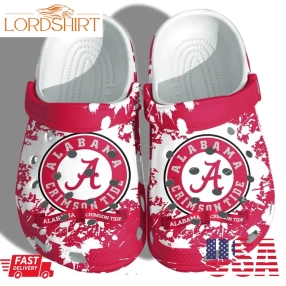 Alabama Football Fan Crocs Clog Shoes