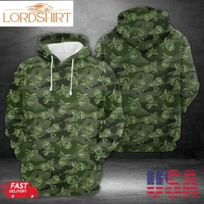 Amazing Camouflage Skull All Over Printed Hoodie