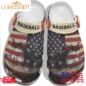 America Baseball Shoes Crocs For Batter Baseball Shoes Crocbland Clog For Men Women