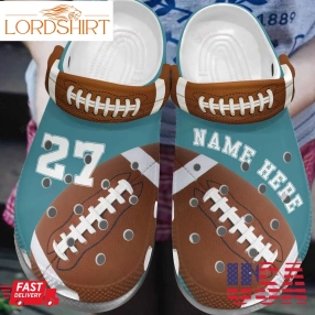 American Football Personalized Crocs Classic Clog Whitesole Love The Game Shoes