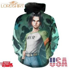 Android 17 Dragon Ball Super Android 17 Hoodie 3D
