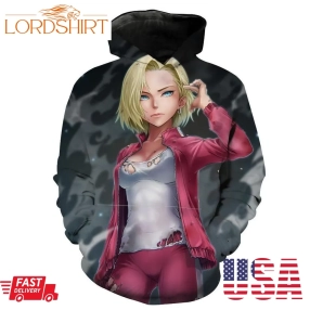 Android 18 Sexy Dragon Ball Super Sexy Hoodie 3D