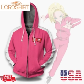 Android 18 Unisex Casual Hoodie Dragon Ball Z