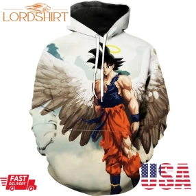 Angel Goku Dragon Ball Z Goku Angel 3D Hoodie 3D