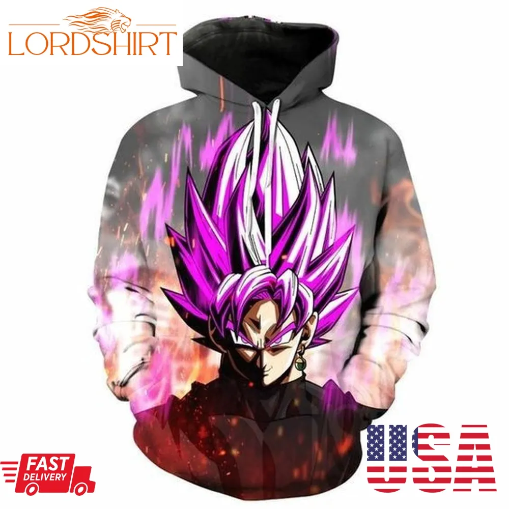 Anime Dragon Ball Z Dbz Goku All Over Printed Hoodie