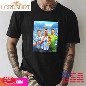 Argentina Win The Fifa World Cup 2022 Congratulations Lionel Messi Style T Shirt