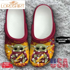 Arizona Cardinals Baby Yoda Crocs Classic Clogs Shoes Design Outlet For Adult Men Women