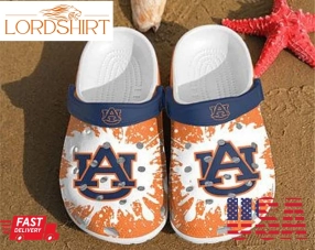 Auburn Tigers Crocband Clog Clog Comfortable For Mens And Womens Classic Clog Water Shoes Auburn Tigers Crocs