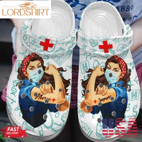 Awesome Nurse Shoes   Super Hero Nurse Crocs Clog Gift For Women Girl