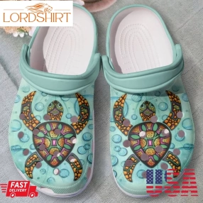 Baby Blue Sea Turtle Shoes Crocs   Sea Turtle Shoes Clog For Men Women