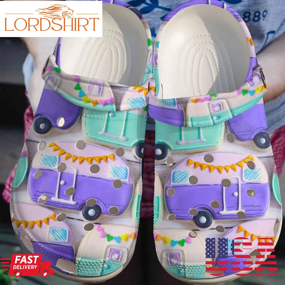 Baby Camper Shoes   Lovely Purple Car Crocs Clog Birthday Gift For Boy Girl