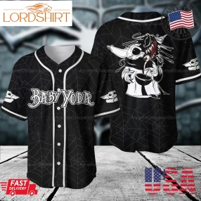 Baby Yoda Yoda Horror Venom Venom Yoda Halloween Baseball Jersey