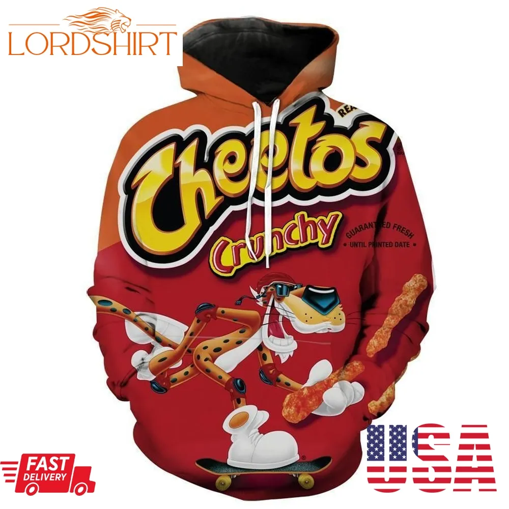 Bag Of Cheetos Funny Food Cheetos Hoodie 3D