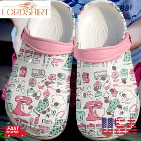 Baking Personalized Clog Custom Crocs Comfortablefashion Style Comfortable For Women Men Kid Print 3D Bake With Love