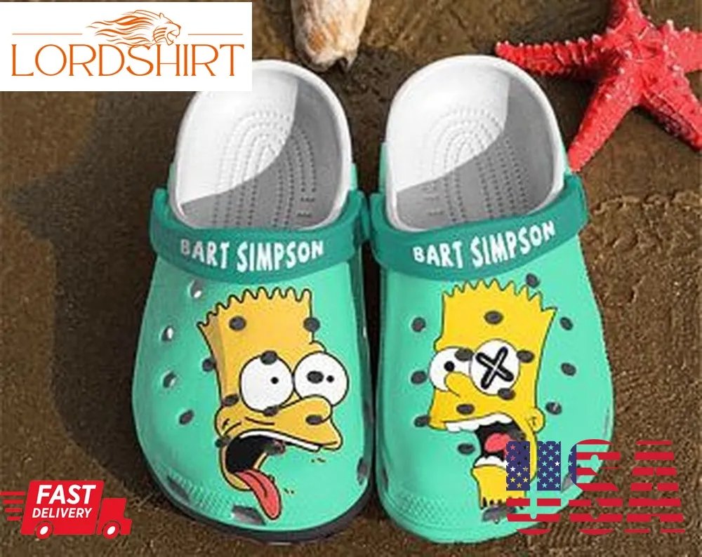 Bart Simpson Crocs Crocband Clog Clog For Mens And Womens Classic Clog Water Shoes Comfortable