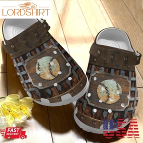 Baseball Clog Baseball Metal Pattern