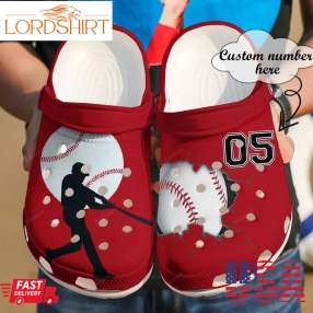 Baseball Clog Personalized Baseball Player