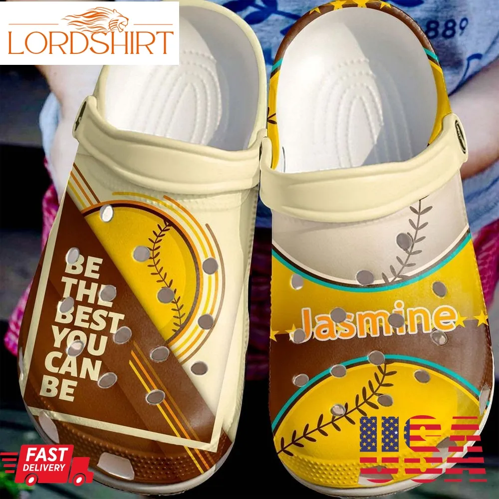 Baseball Clog Personalized Be The Best