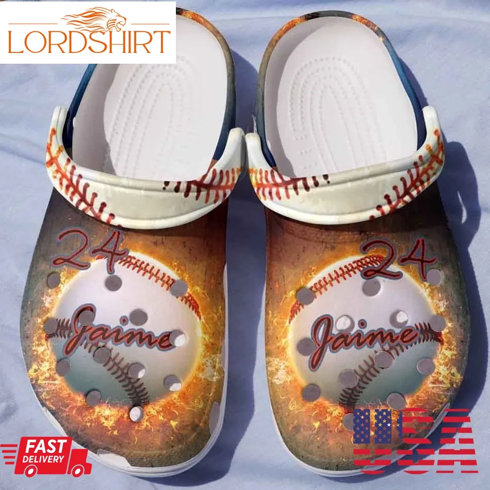 Baseball Clog Whitesole Flame On Crocs Crocband Clog Evg2236