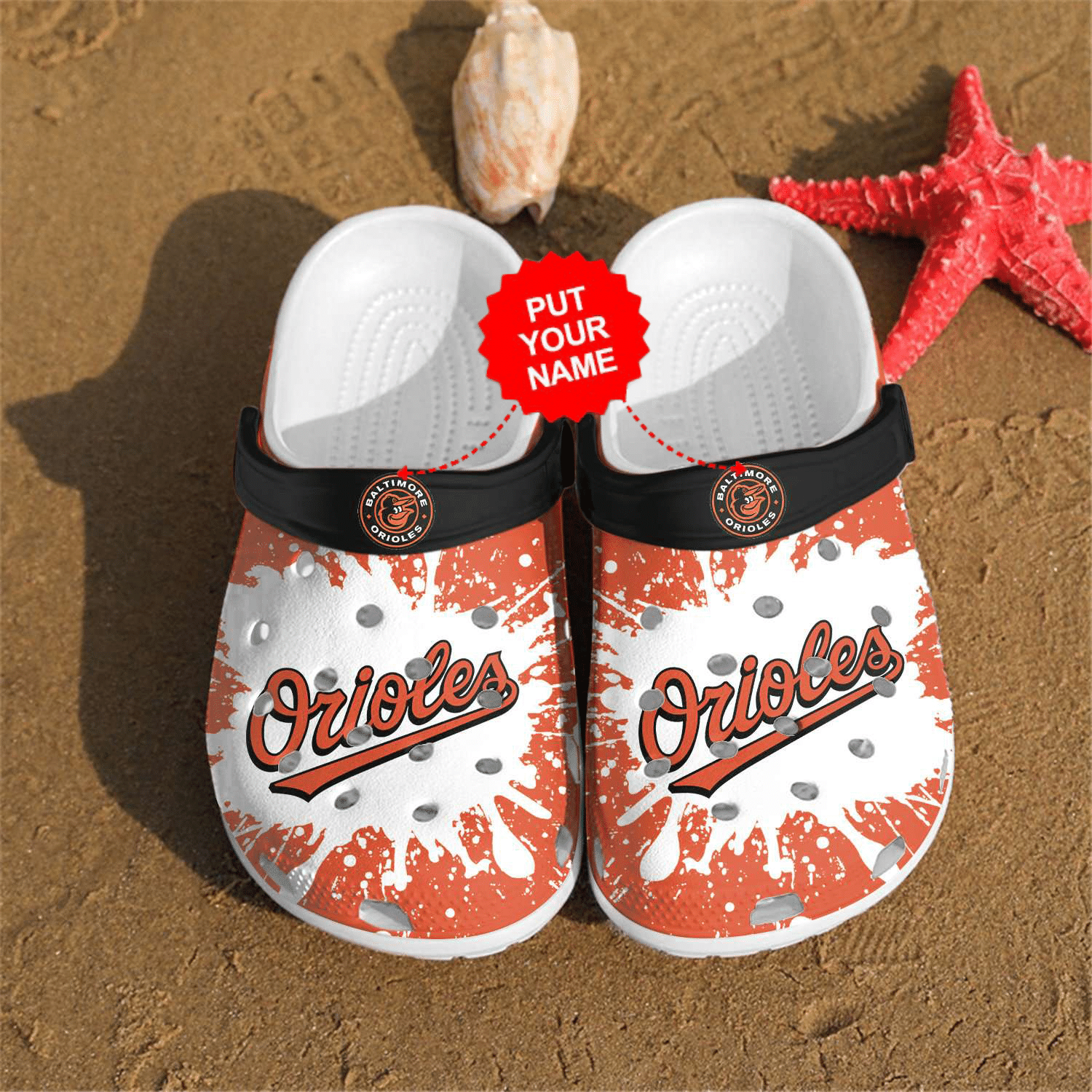 Baseball Crocs   B Orioles Clog Shoes For Baseball Fans Men And Women