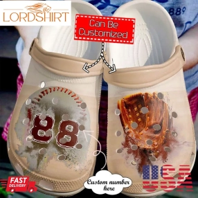 Baseball Crocs   Baseball Personalized Vintage Clog Shoes