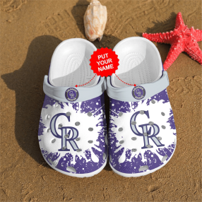 Baseball Crocs   C Rockies Clog Shoes For Baseball Fans Men And Women