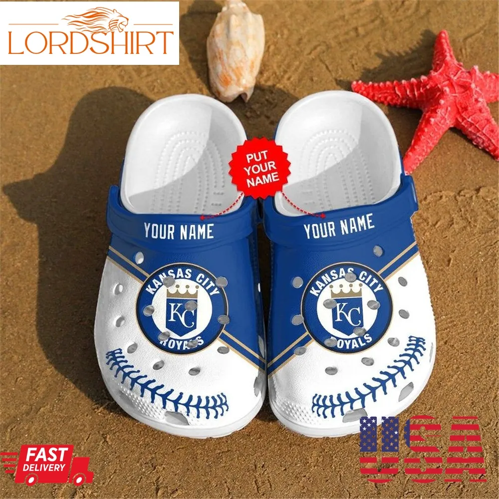 Baseball Crocs   Kc Royals Personalized Clog Shoes Colorful For Unisex