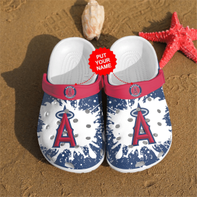 Baseball Crocs   L Angel Clog Shoes For Baseball Fans Men And Women