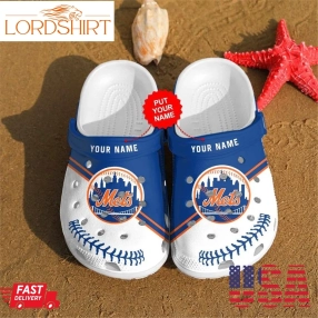 Baseball Crocs   New York Mets Personalized Clog Shoes Colorful For Unisex