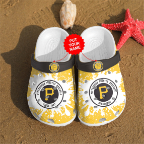 Baseball Crocs   P Pirates Clog Shoes For Baseball Fans Men And Women