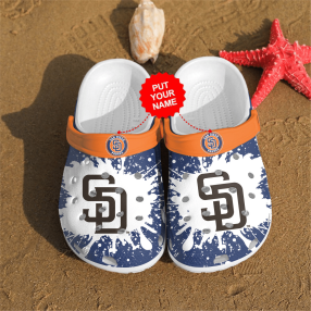 Baseball Crocs   Sd Padres Clog Shoes For Baseball Fans Men And Women