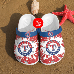 Baseball Crocs   T Rangers Clog Shoes For Baseball Fans Men And Women