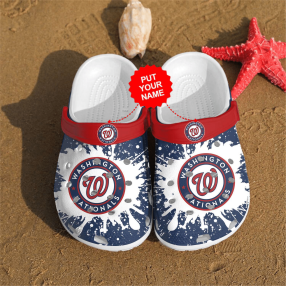 Baseball Crocs   W Nationals Clog Shoes For Baseball Fans Men And Women