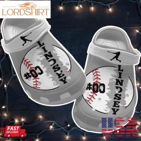 Baseball Custom Crocs Shoes Clogs Name Player For Batter Men Women