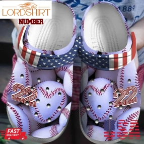 Baseball Personalized Clog Custom Crocs Comfortablefashion Style Comfortable For Women Men Kid Print 3D American Baseball V2