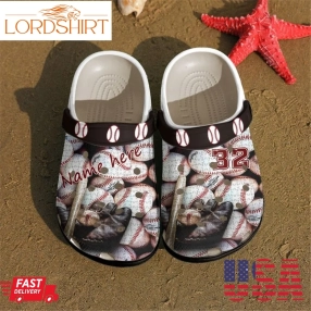 Baseball Personalized Clog Custom Crocs Comfortablefashion Style Comfortable For Women Men Kid Print 3D I Love Playing Baseball