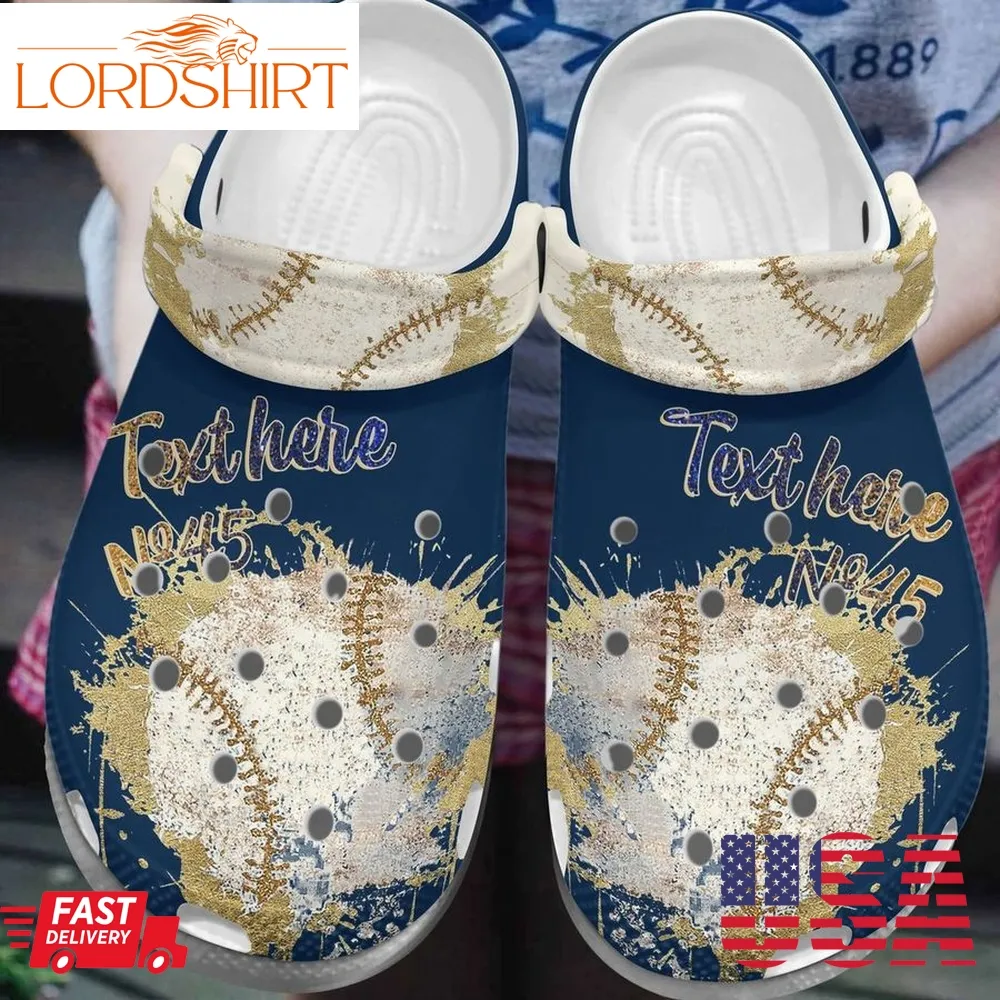 Baseball Personalized Clog Custom Crocs Comfortablefashion Style Comfortable For Women Men Kid Print 3D Twinkle Mud